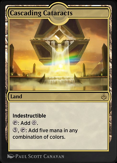 Cascading Cataracts - Amonkhet Remastered Rare Card