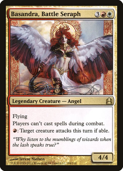 Basandra, Battle Seraph - Commander 2011 Rare Card
