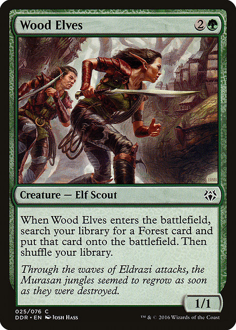 Wood Elves - Duel Decks: Nissa vs. Ob Nixilis Common Card