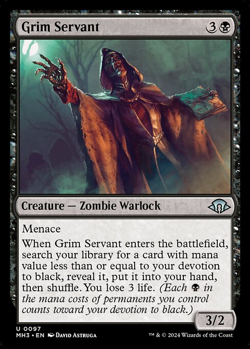 Grim Servant - Modern Horizons 3 Uncommon Card