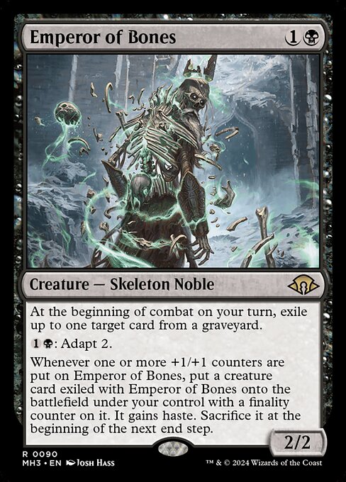 Emperor of Bones - Modern Horizons 3 Rare Card