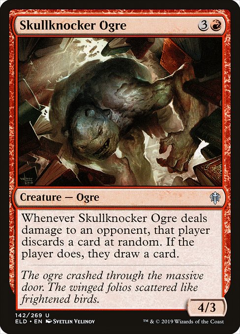 Skullknocker Ogre - Throne of Eldraine Uncommon Card
