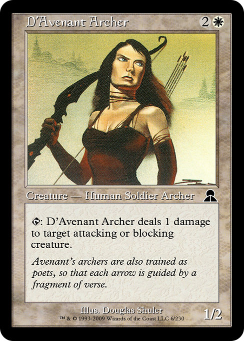 D'Avenant Archer - Masters Edition III Common Card