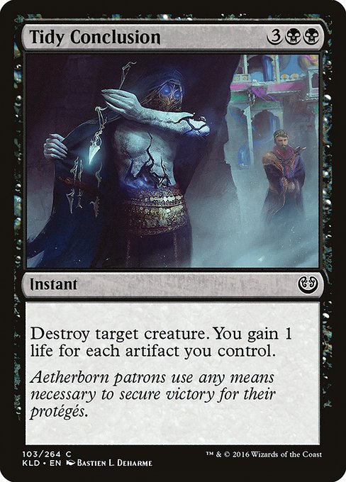 Tidy Conclusion - Kaladesh Common Card