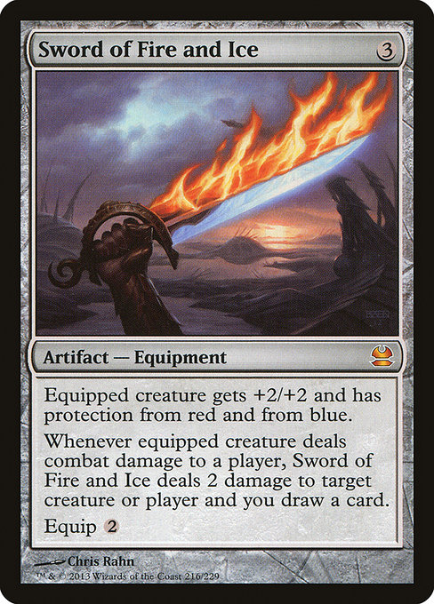 Sword of Fire and Ice - Modern Masters Mythic Card