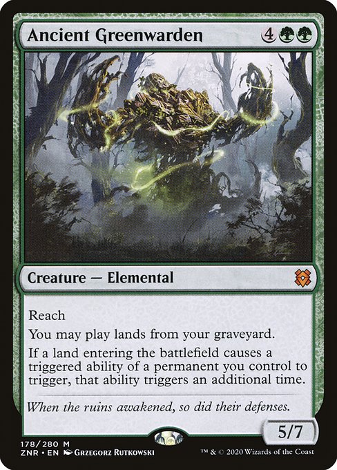 Ancient Greenwarden - Zendikar Rising Mythic Card