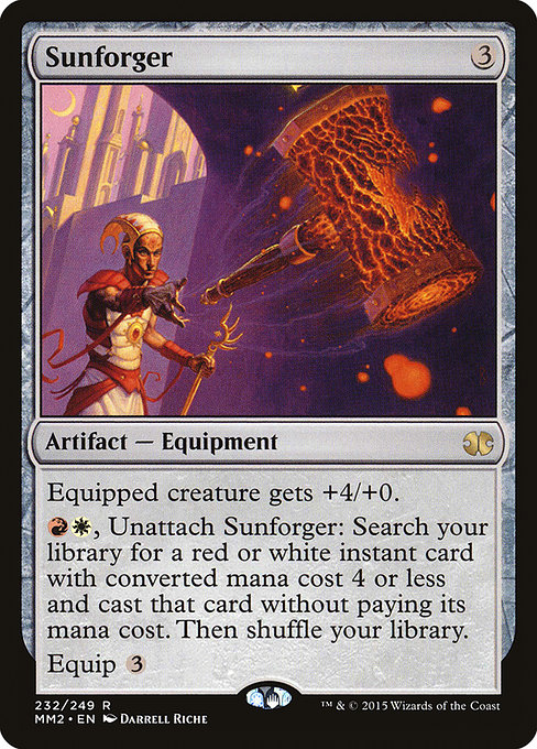 Sunforger - Modern Masters 2015 Rare Card