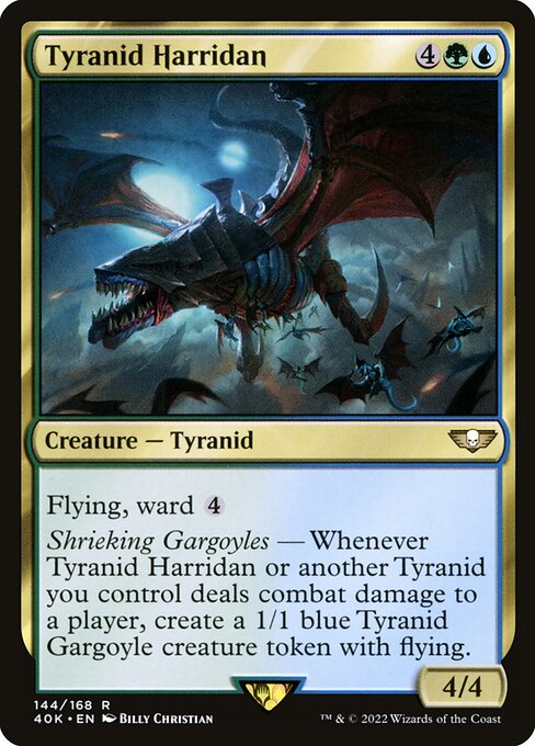 Tyranid Harridan - Warhammer 40,000 Commander Rare Card