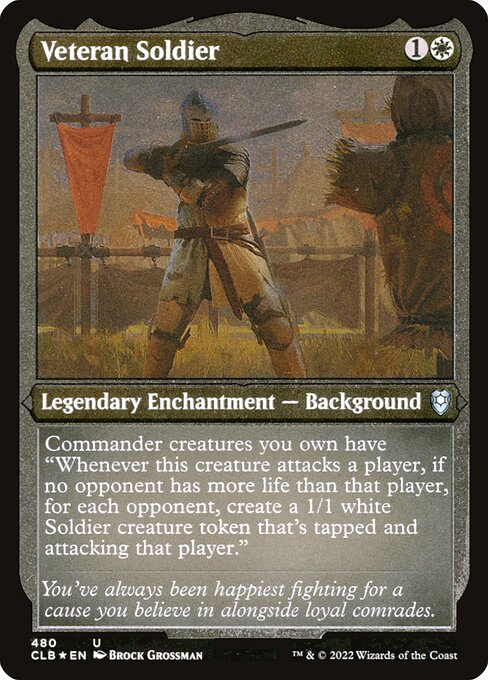 Veteran Soldier - Commander Legends: Battle for Baldur's Gate Uncommon Card