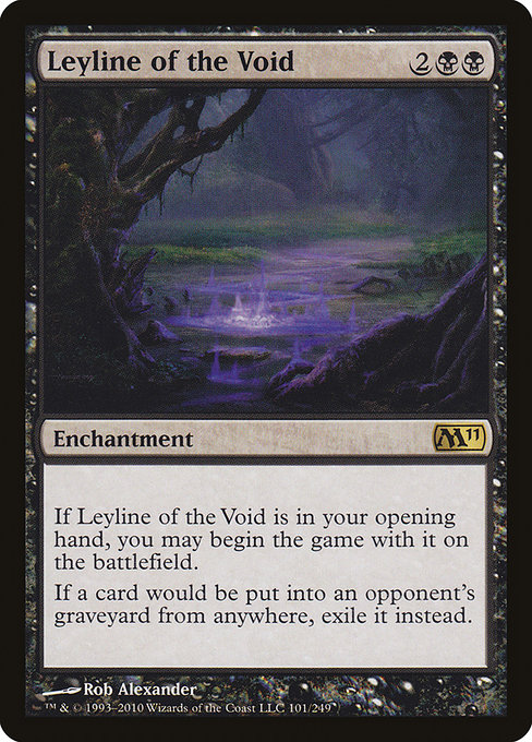 Leyline of the Void - Magic 2011 Rare Card