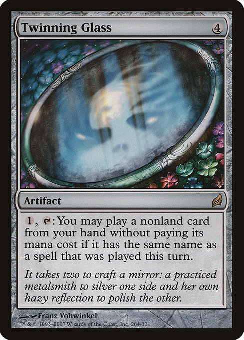 Twinning Glass - Lorwyn Rare Card