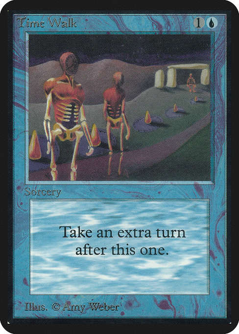 Time Walk - Limited Edition Alpha Rare Card