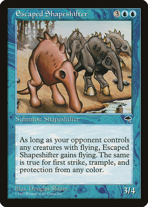 Escaped Shapeshifter - Tempest Rare Card