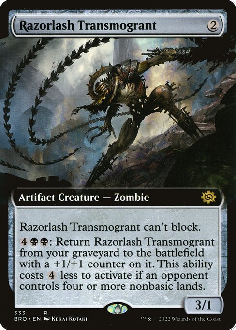 Razorlash Transmogrant - The Brothers' War Rare Card