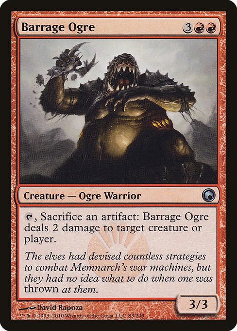 Barrage Ogre - Scars of Mirrodin Uncommon Card