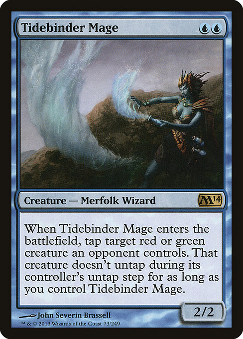 Tidebinder Mage - Magic 2014 Rare Card