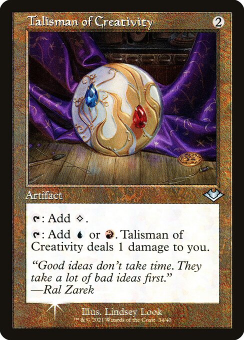 Talisman of Creativity - Modern Horizons 1 Timeshifts Uncommon Card
