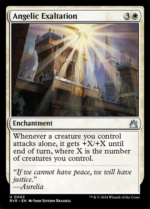 Angelic Exaltation - Ravnica Remastered Uncommon Card