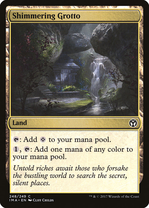 Shimmering Grotto - Iconic Masters Common Card