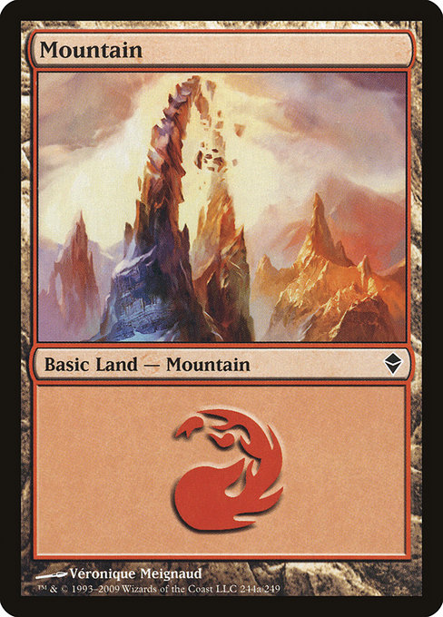 Mountain - Zendikar Common Card