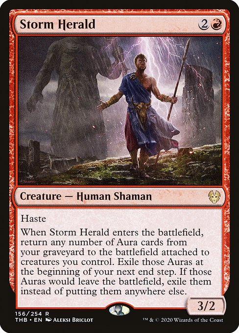 Storm Herald - Theros Beyond Death Rare Card