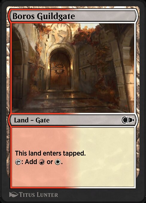 Boros Guildgate - Pioneer Masters Common Card