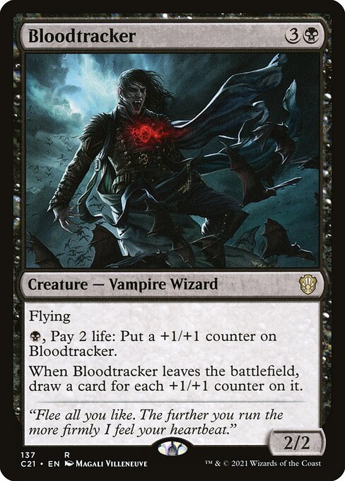 Bloodtracker - Commander 2021 Rare Card