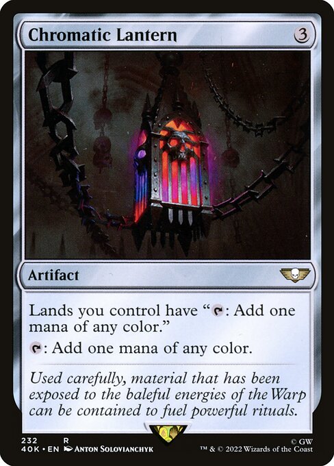 Chromatic Lantern - Warhammer 40,000 Commander Rare Card