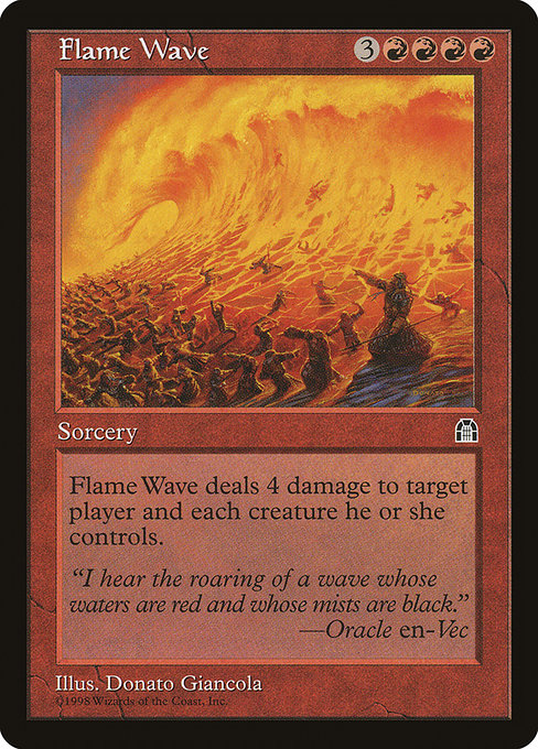 Flame Wave - Stronghold Uncommon Card