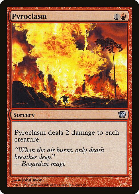 Pyroclasm - Ninth Edition Uncommon Card