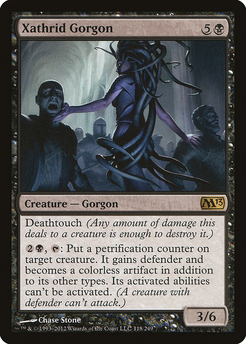 Xathrid Gorgon - Magic 2013 Rare Card