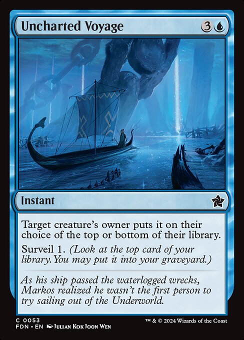 Uncharted Voyage - Foundations Common Card