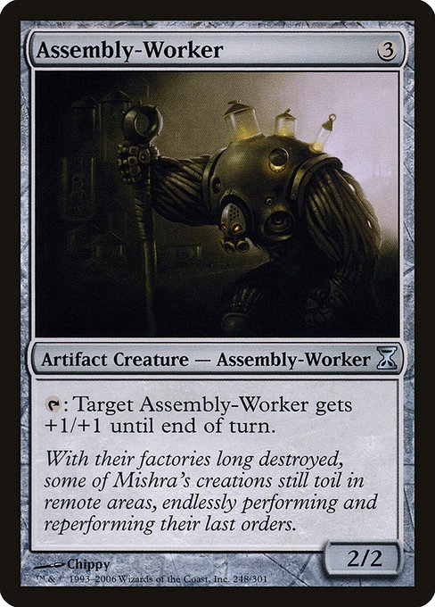 Assembly-Worker - Time Spiral Uncommon Card