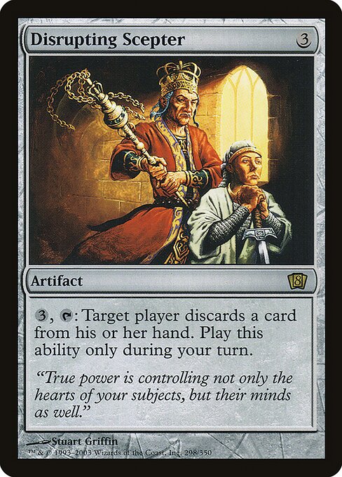 Disrupting Scepter - Eighth Edition Rare Card