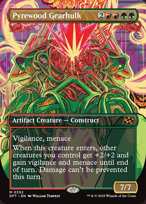 Pyrewood Gearhulk - Aetherdrift Mythic Card