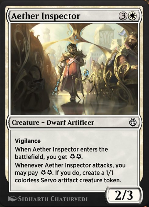 Aether Inspector - Kaladesh Remastered Common Card
