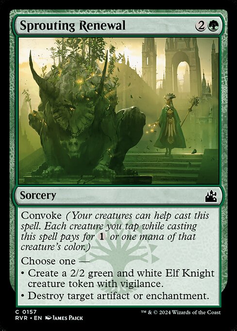 Sprouting Renewal - Ravnica Remastered Common Card
