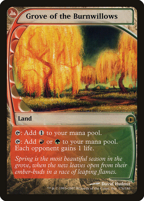 Grove of the Burnwillows - Future Sight Rare Card