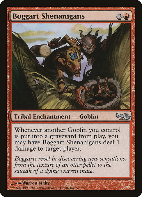 Boggart Shenanigans - Duel Decks: Elves vs. Goblins Uncommon Card