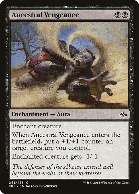 Ancestral Vengeance - Fate Reforged Common Card