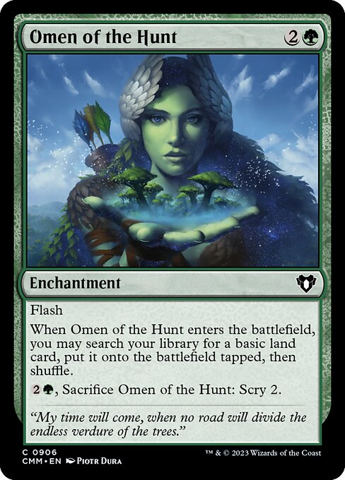 Omen of the Hunt - Commander Masters Common Card