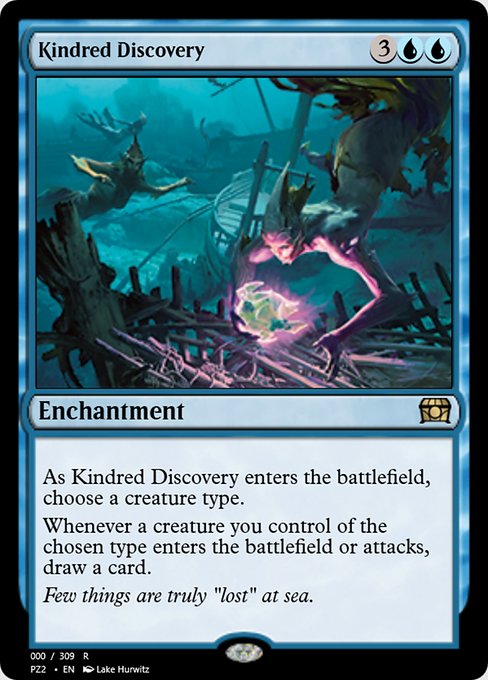 Kindred Discovery - Treasure Chest Rare Card