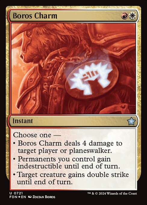 Boros Charm - Foundations Uncommon Card