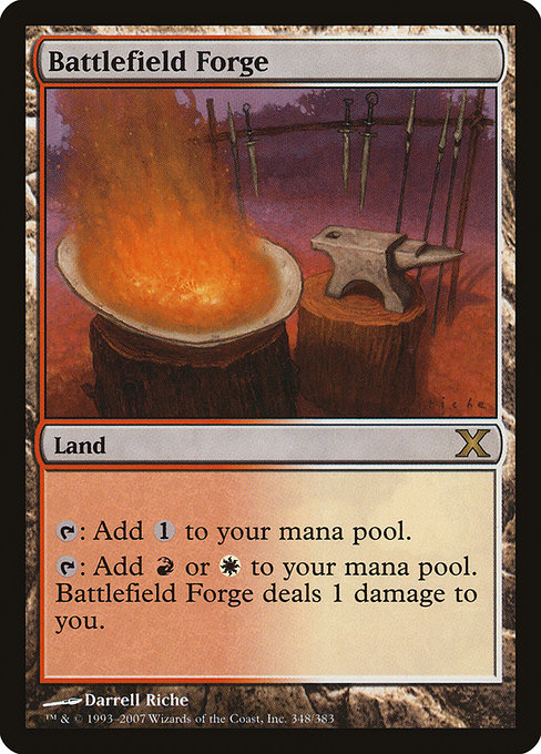 Battlefield Forge - Tenth Edition Rare Card