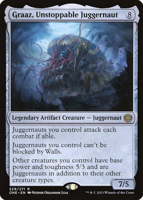Graaz, Unstoppable Juggernaut - Phyrexia: All Will Be One Rare Card