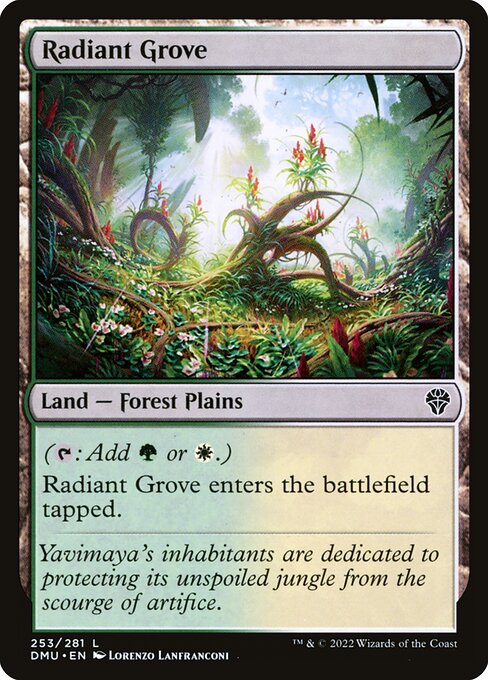 Radiant Grove - Dominaria United Common Card