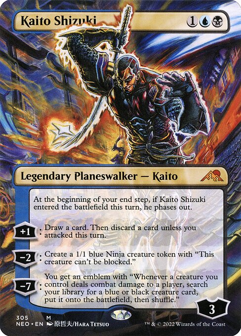 Kaito Shizuki - Kamigawa: Neon Dynasty Mythic Card
