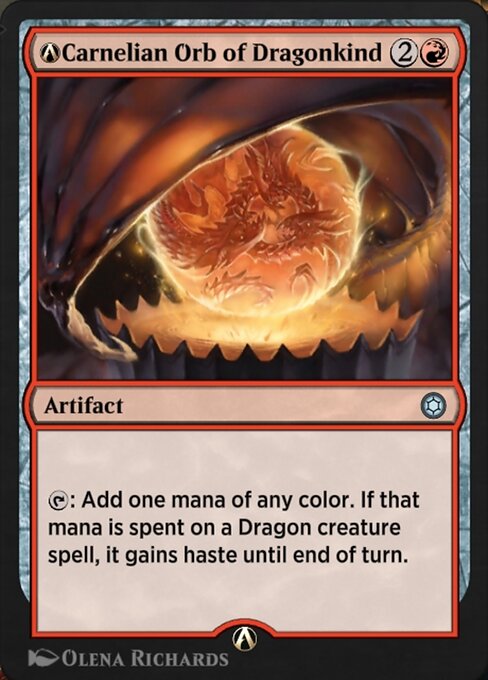 A-Carnelian Orb of Dragonkind - Alchemy Horizons: Baldur's Gate Uncommon Card