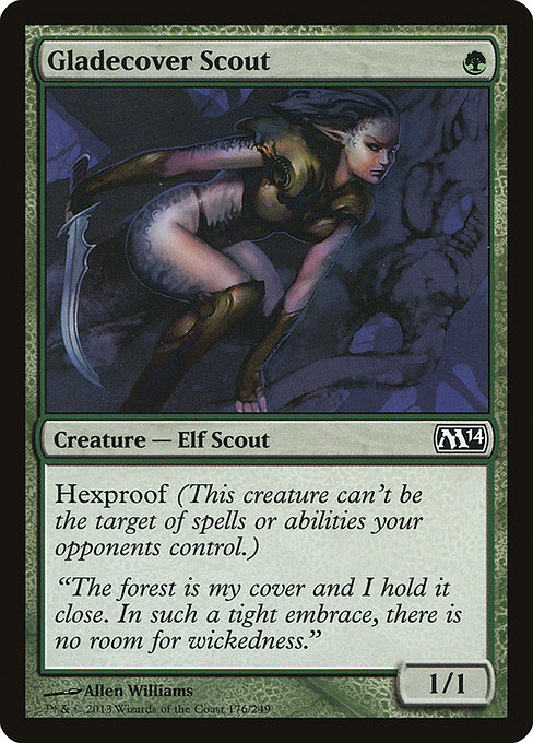 Gladecover Scout - Magic 2014 Common Card