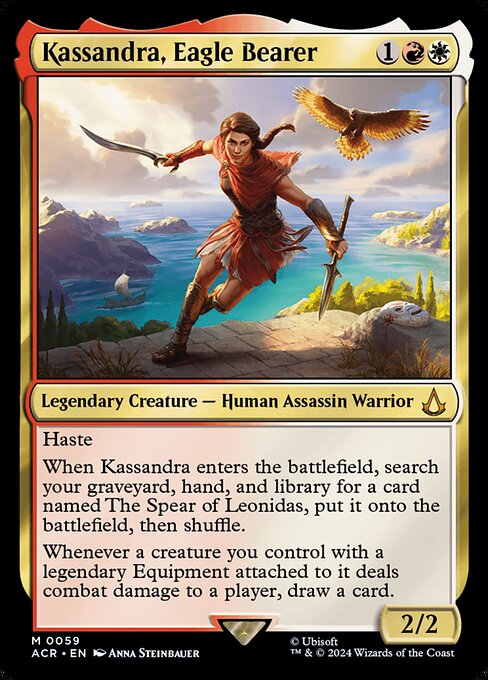 Kassandra, Eagle Bearer - Assassin's Creed Mythic Card